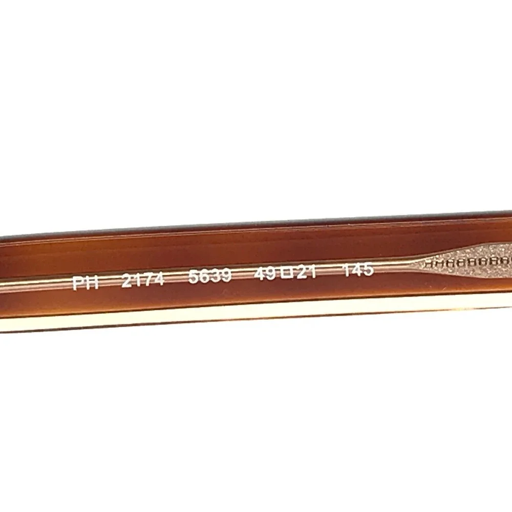 Polo Ralph Lauren Eyeglasses Frames PH 2174 5639 Brown Clear Cat Eye 49-21-145